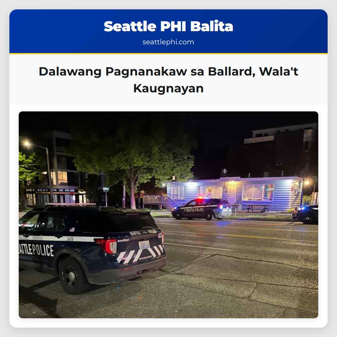 Dalawang Pagnanakaw sa Ballard Walat Kaugnayan