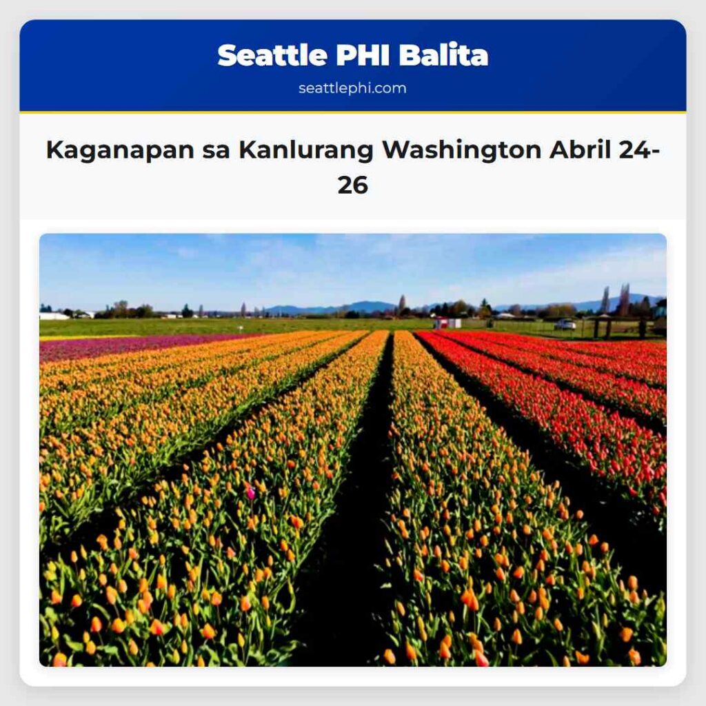 Kaganapan sa Kanlurang Washington Abril 24-26