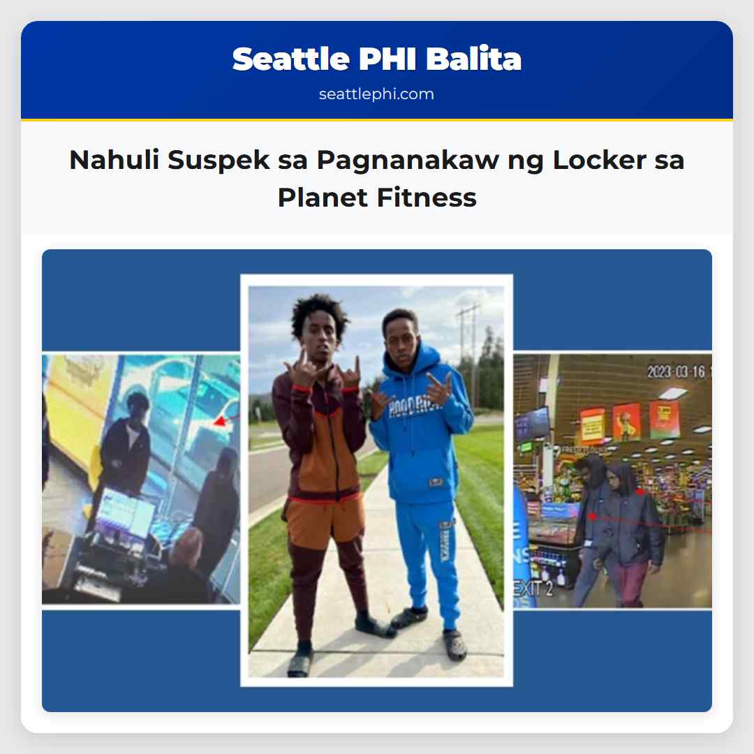 Nahuli Suspek sa Pagnanakaw ng Locker sa Planet Fitness