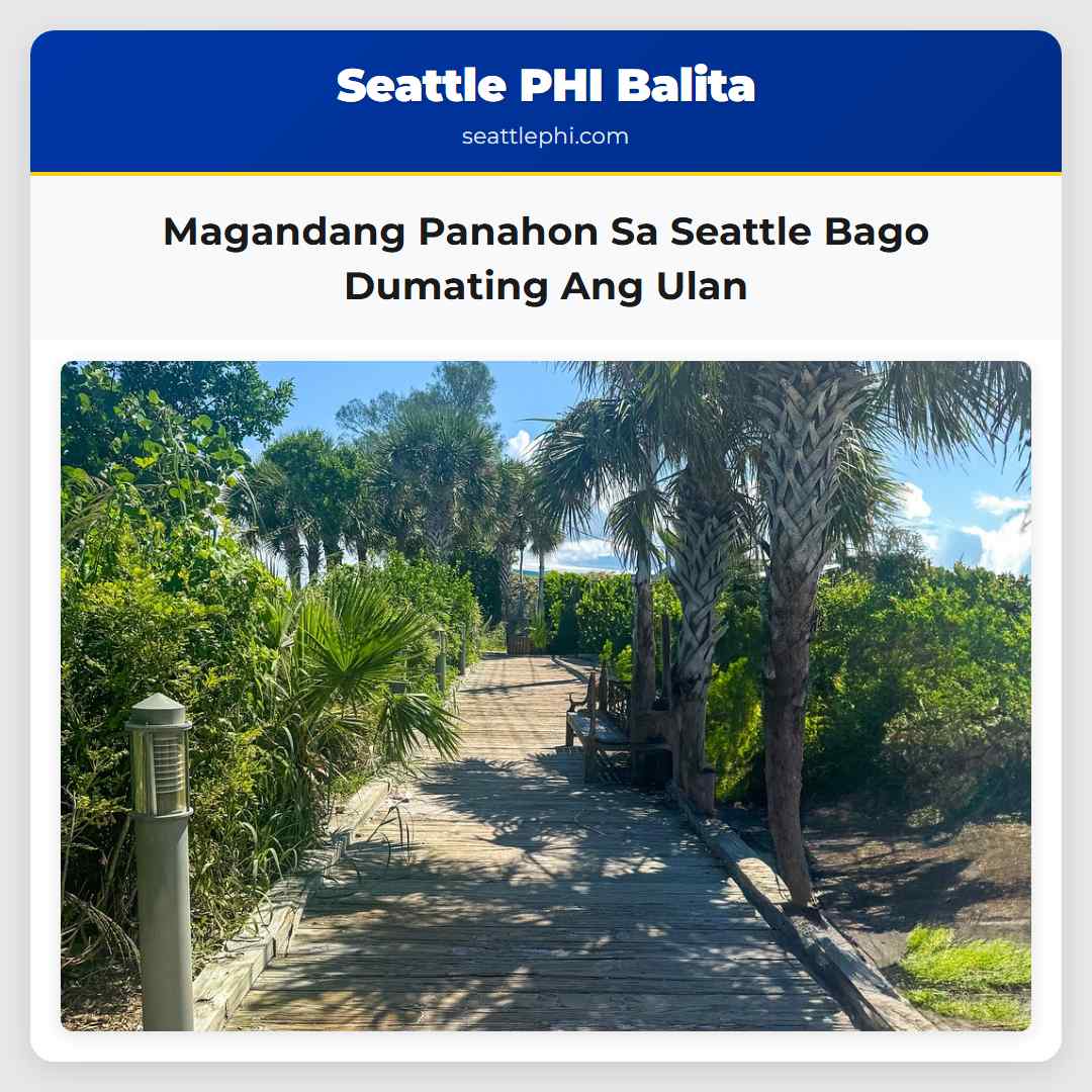 Magandang Panahon Sa Seattle Bago Dumating Ang