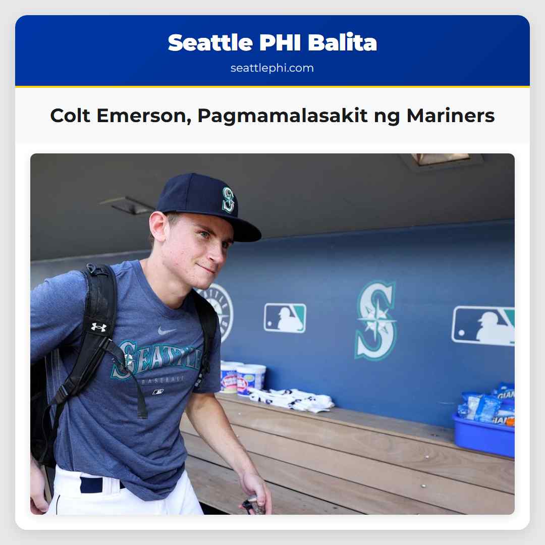 Colt Emerson, Pagmamalasakit ng Mariners