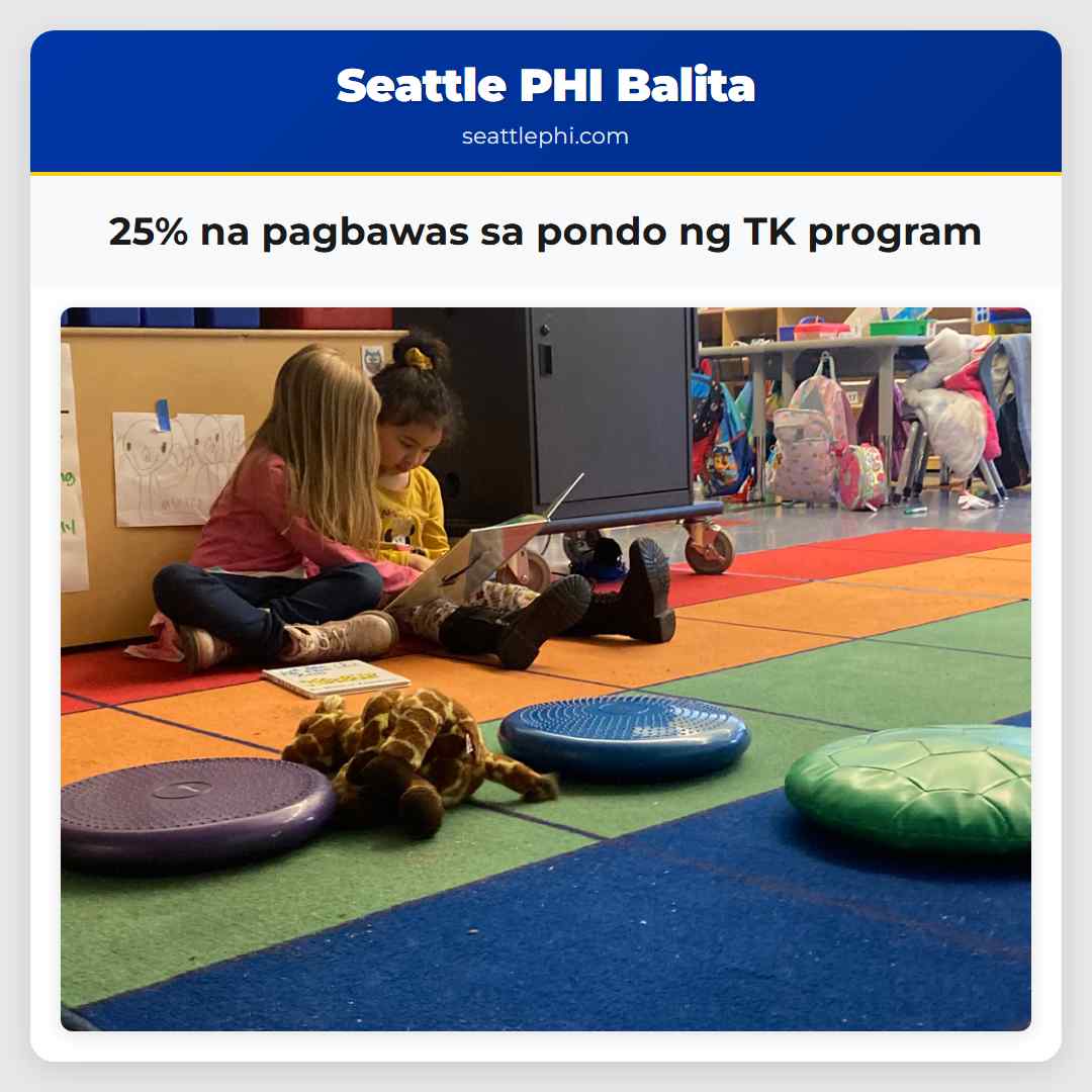 25% na pagbawas sa pondo ng TK program