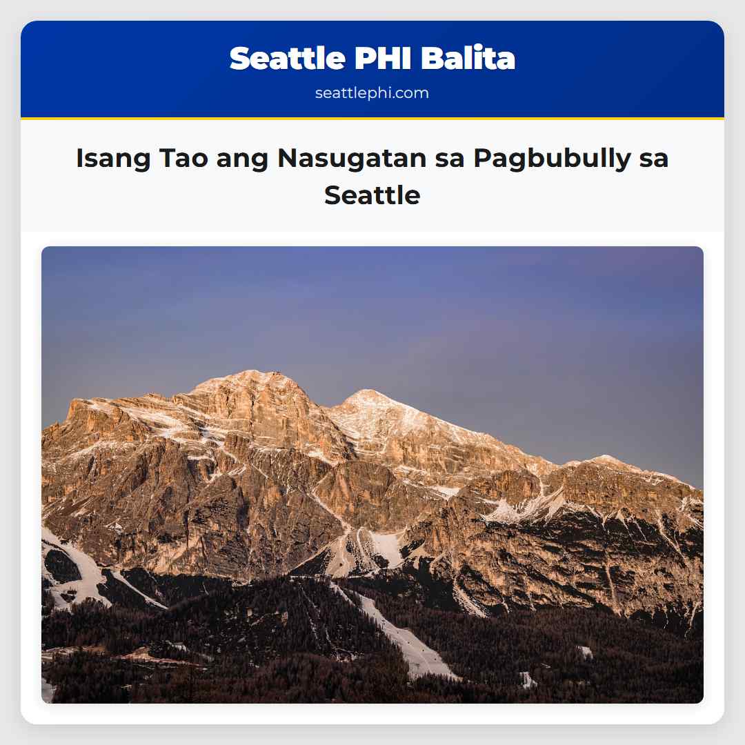 Isang Tao ang Nasugatan sa Pagbubully sa Seattle