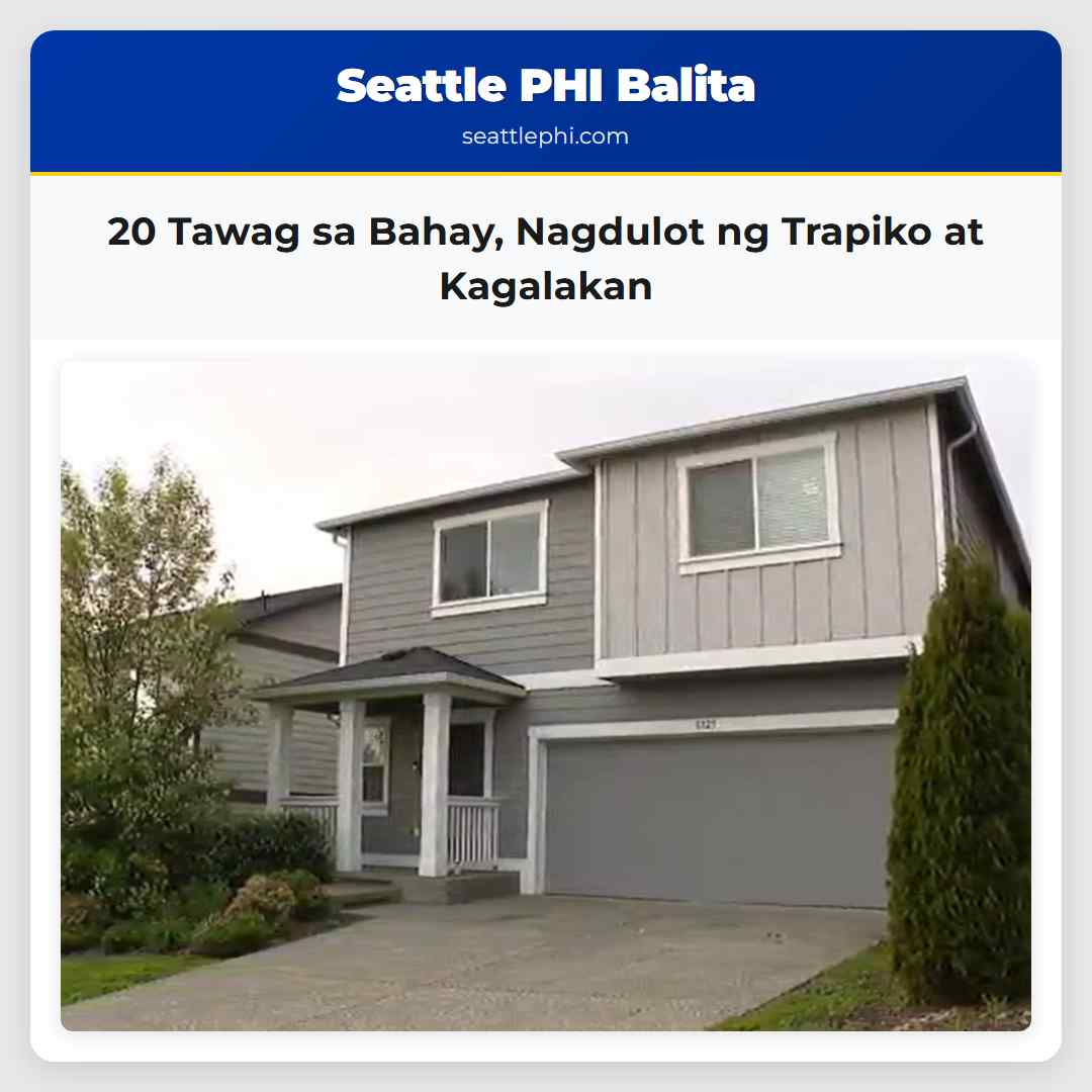 20 Tawag sa Bahay Nagdulot ng Trapiko at Kagalakan