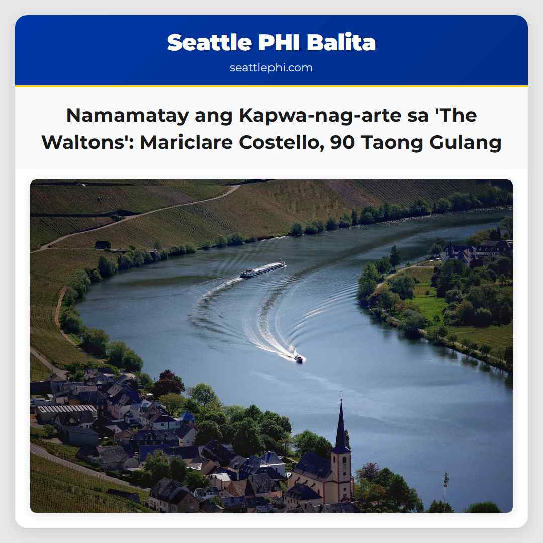 Namamatay ang Kapwa-nag-arte sa The Waltons Mariclare Costello 90 Taong Gulang