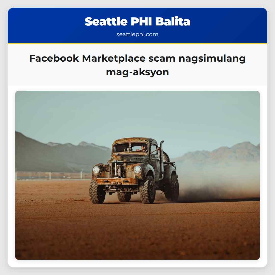 Facebook Marketplace scam nagsimulang mag-aksyon