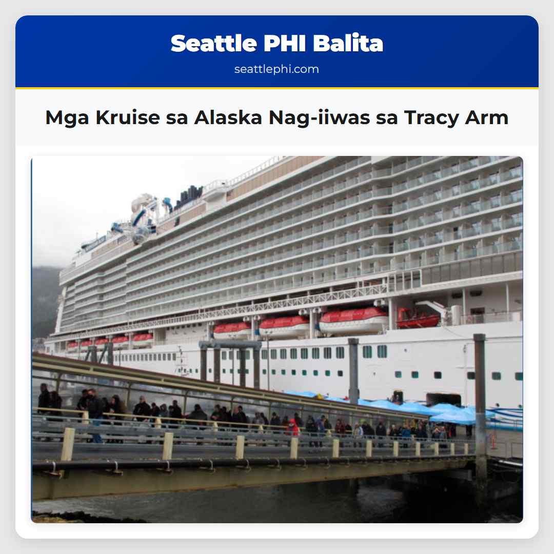 Mga Kruise sa Alaska Nag-iiwas sa Tracy Arm