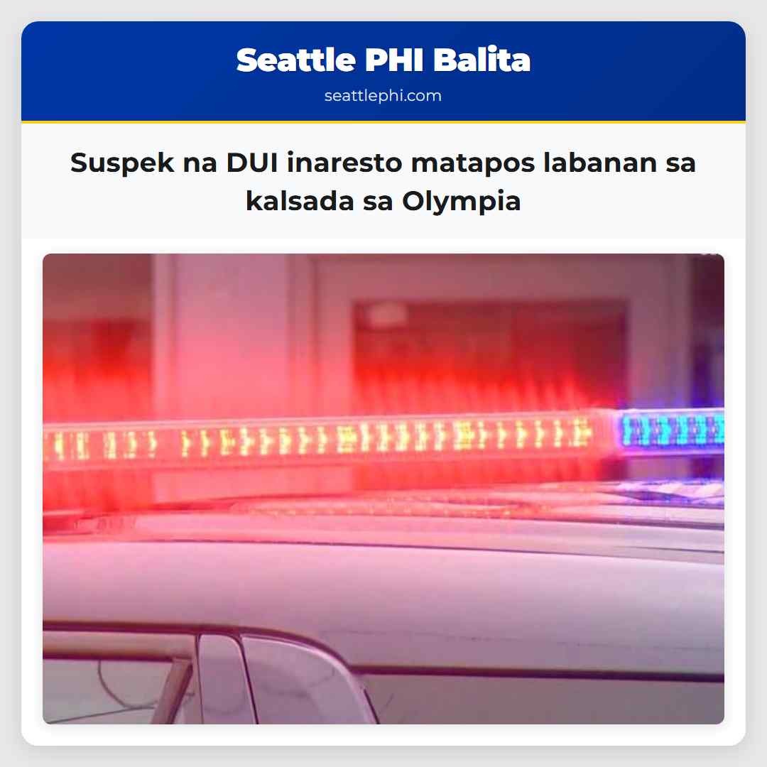Suspek na DUI inaresto matapos labanan sa kalsada