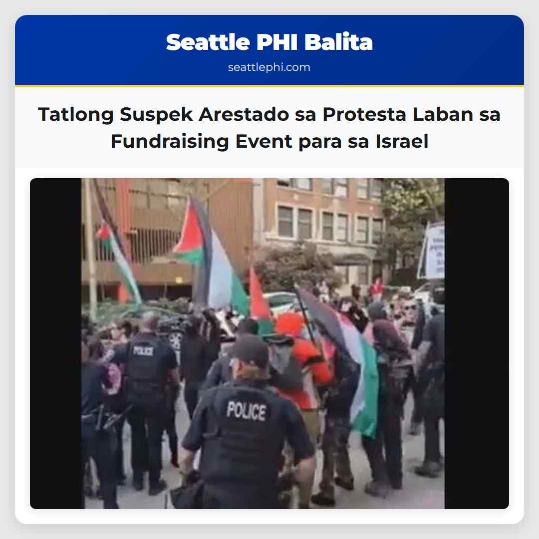 Tatlong Suspek Arestado sa Protesta Laban sa