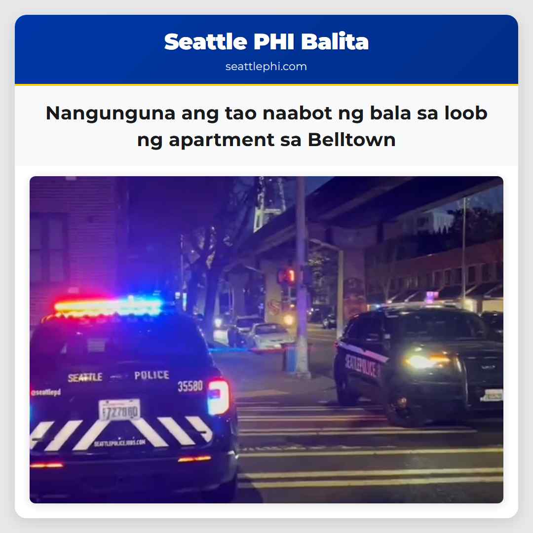 Nangunguna ang tao naabot ng bala sa loob ng