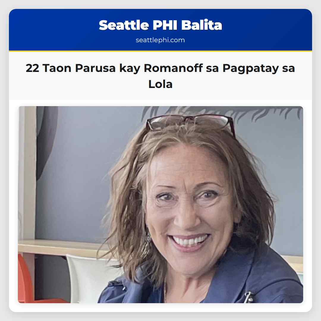 22 Taon Parusa kay Romanoff sa Pagpatay sa Lola
