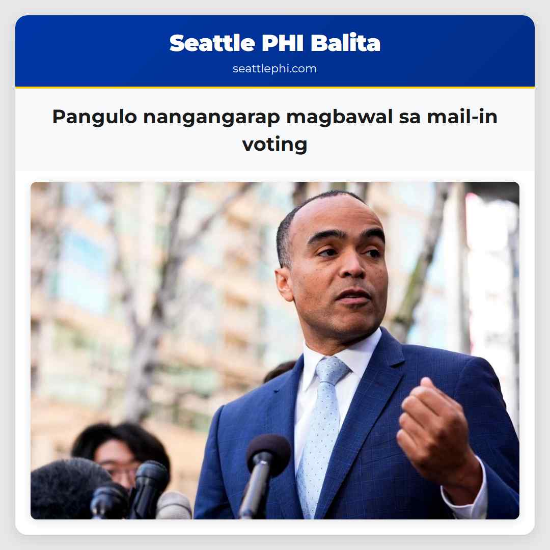 Pangulo nangangarap magbawal sa mail-in voting