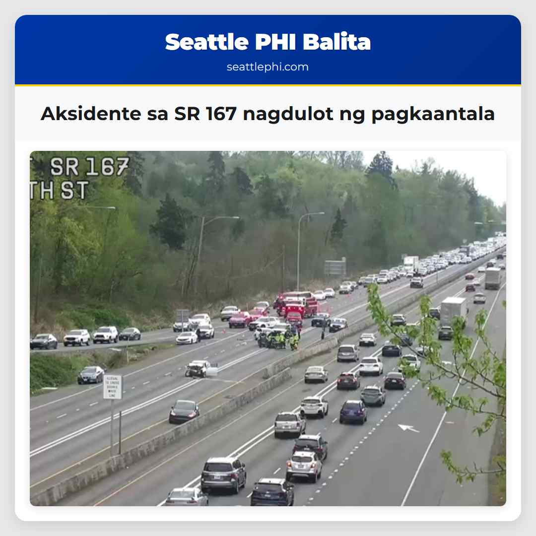 Aksidente sa SR 167 nagdulot ng pagkaantala