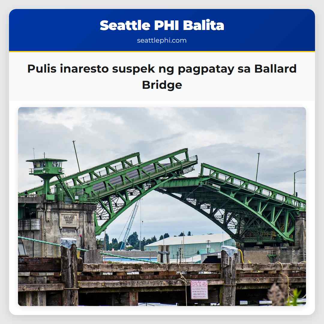 Pulis inaresto suspek ng pagpatay sa Ballard