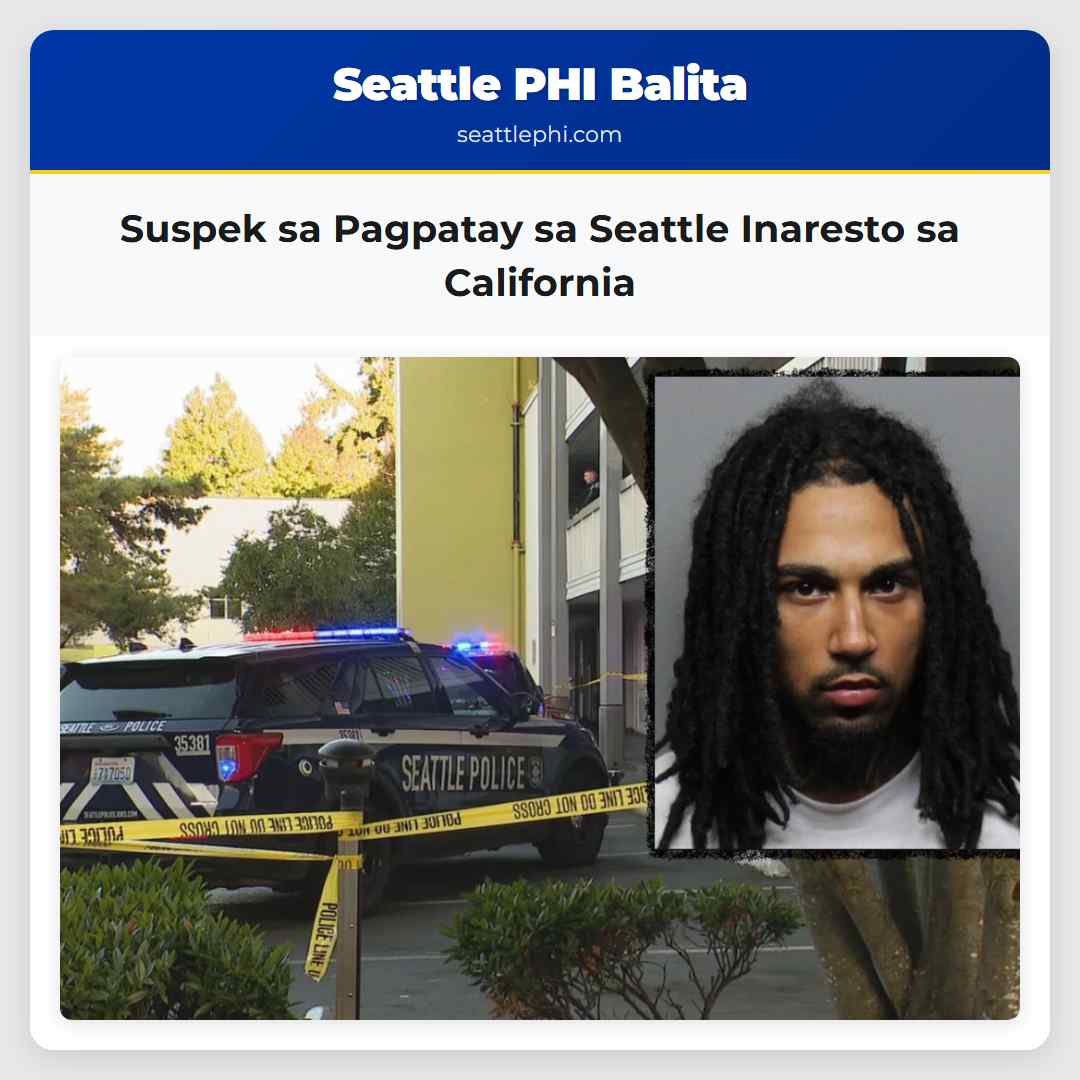 Suspek sa Pagpatay sa Seattle Inaresto sa