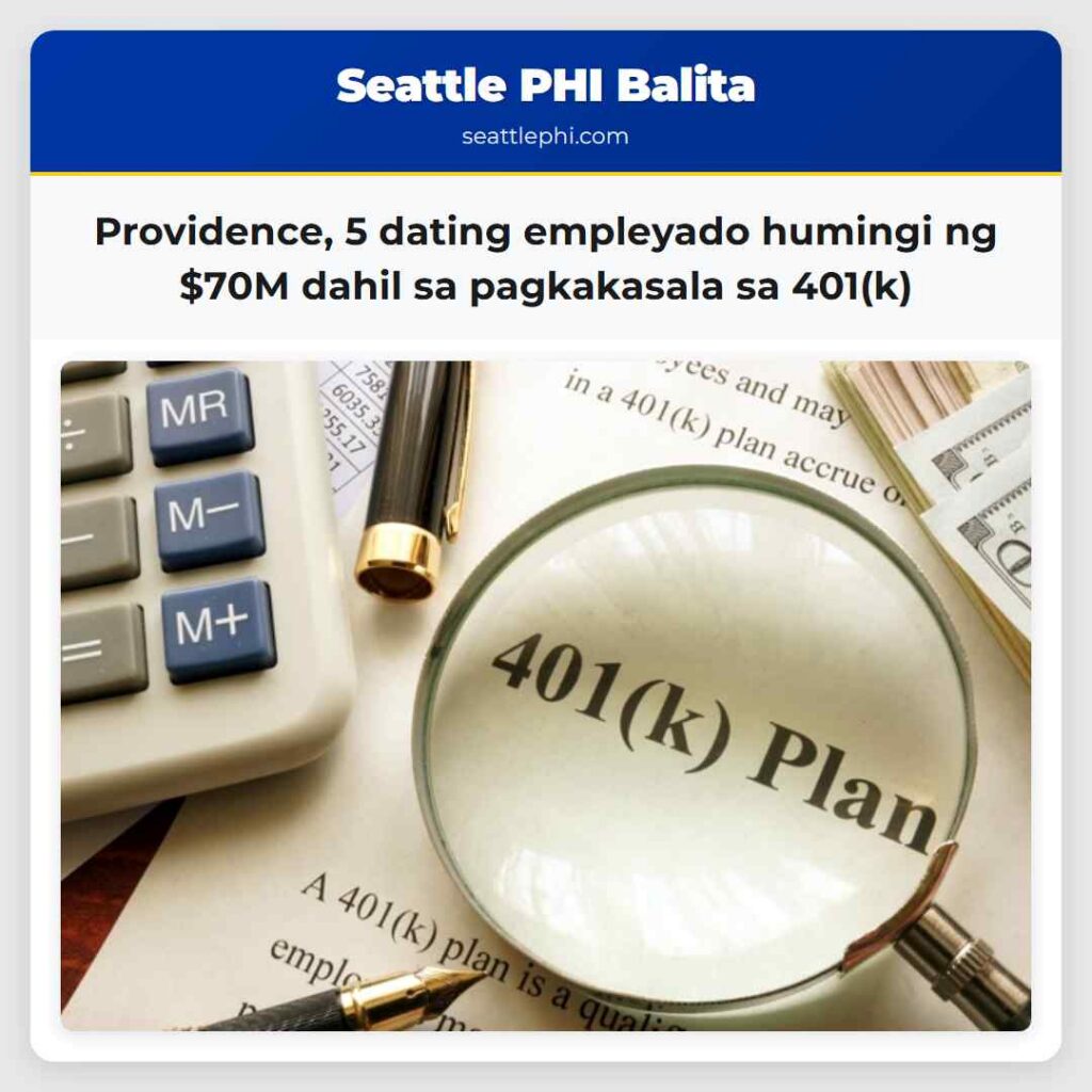 Providence, 5 dating empleyado humingi ng $70M