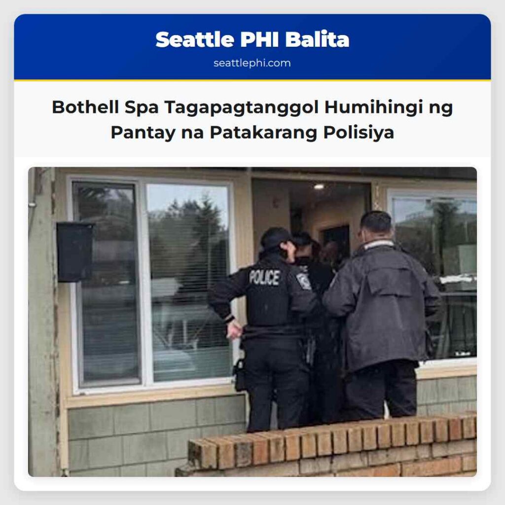 Bothell Spa Tagapagtanggol Humihingi ng Pantay na