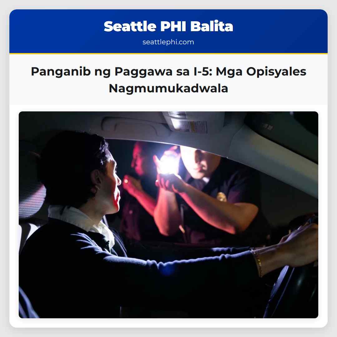 Panganib ng Paggawa sa I-5: Mga Opisyales