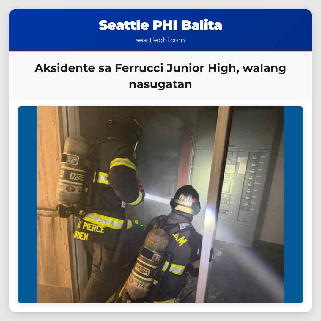 Aksidente sa Ferrucci Junior High, walang