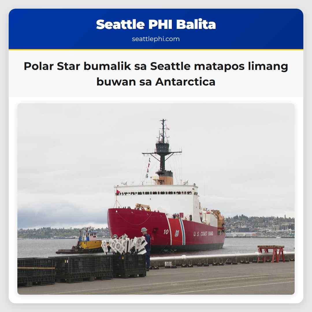 Polar Star bumalik sa Seattle matapos limang