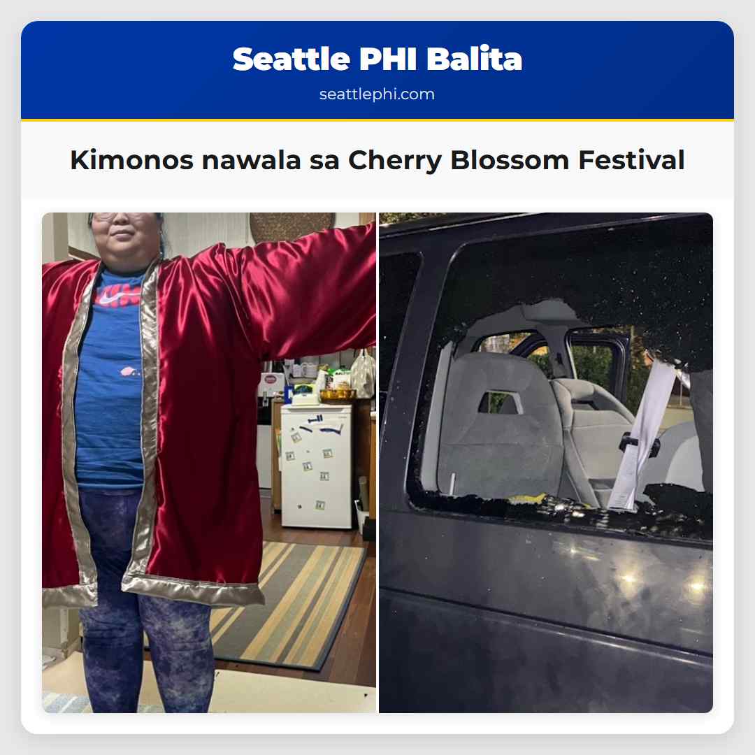 Kimonos nawala sa Cherry Blossom Festival