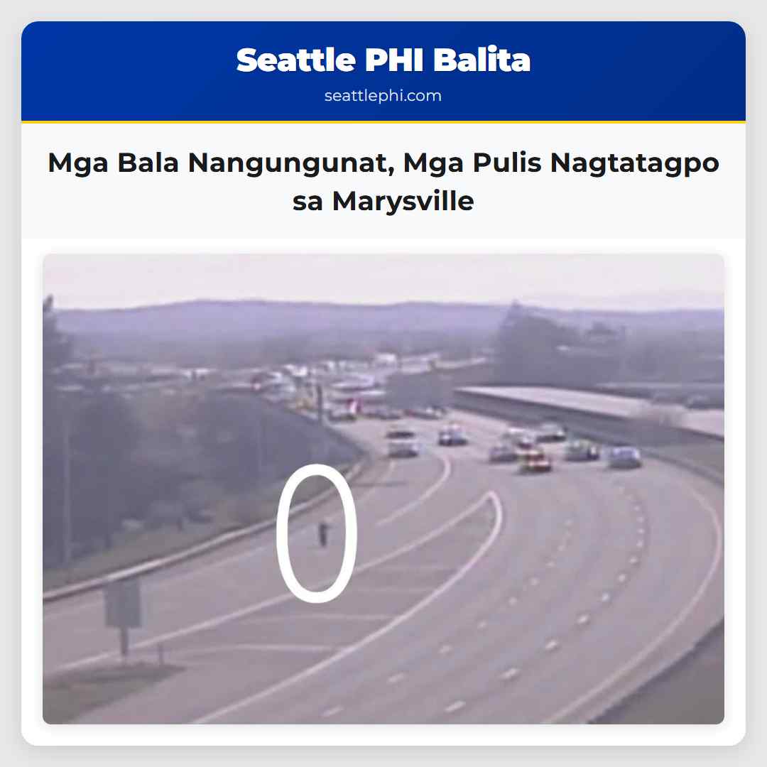 Mga Bala Nangungunat Mga Pulis Nagtatagpo sa Marysville