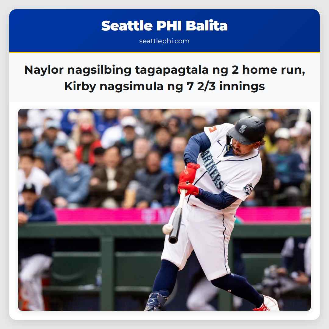 Naylor nagsilbing tagapagtala ng 2 home run,