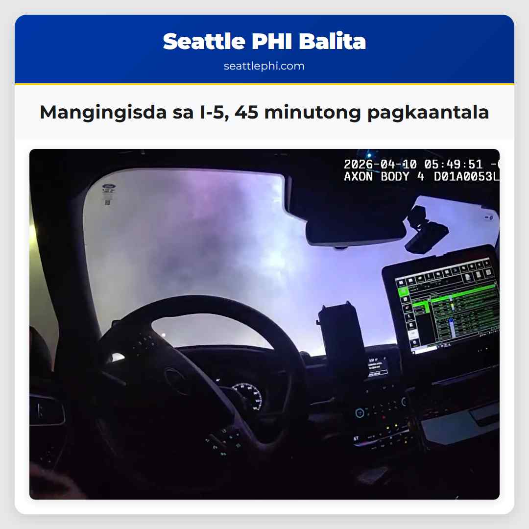 Mangingisda sa I-5 45 minutong pagkaantala