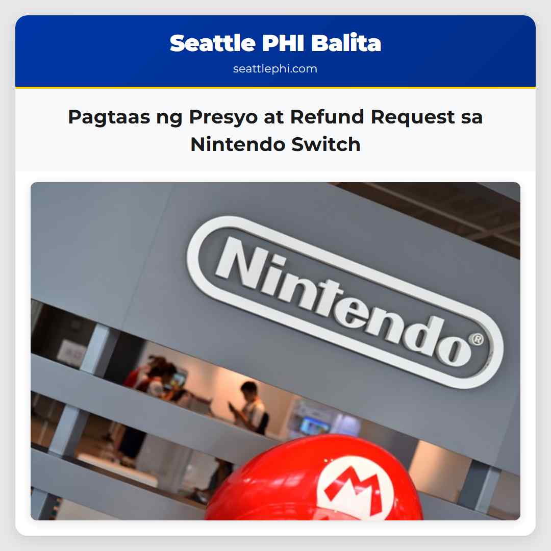 Pagtaas ng Presyo at Refund Request sa Nintendo Switch