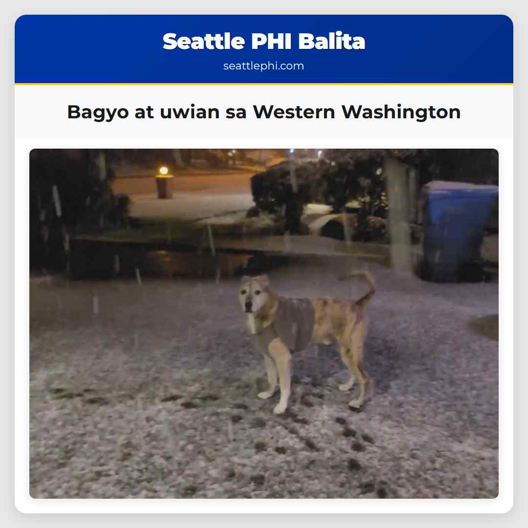 Bagyo at uwian sa Western Washington