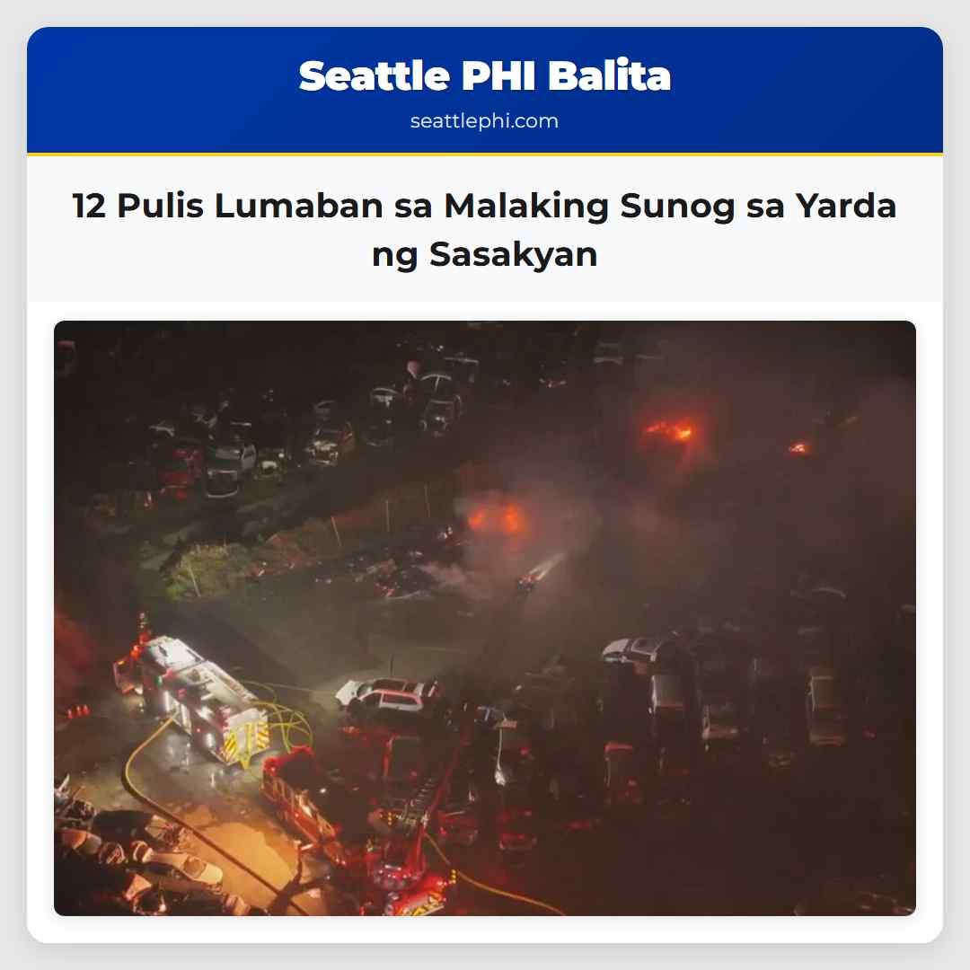 12 Pulis Lumaban sa Malaking Sunog sa Yarda ng