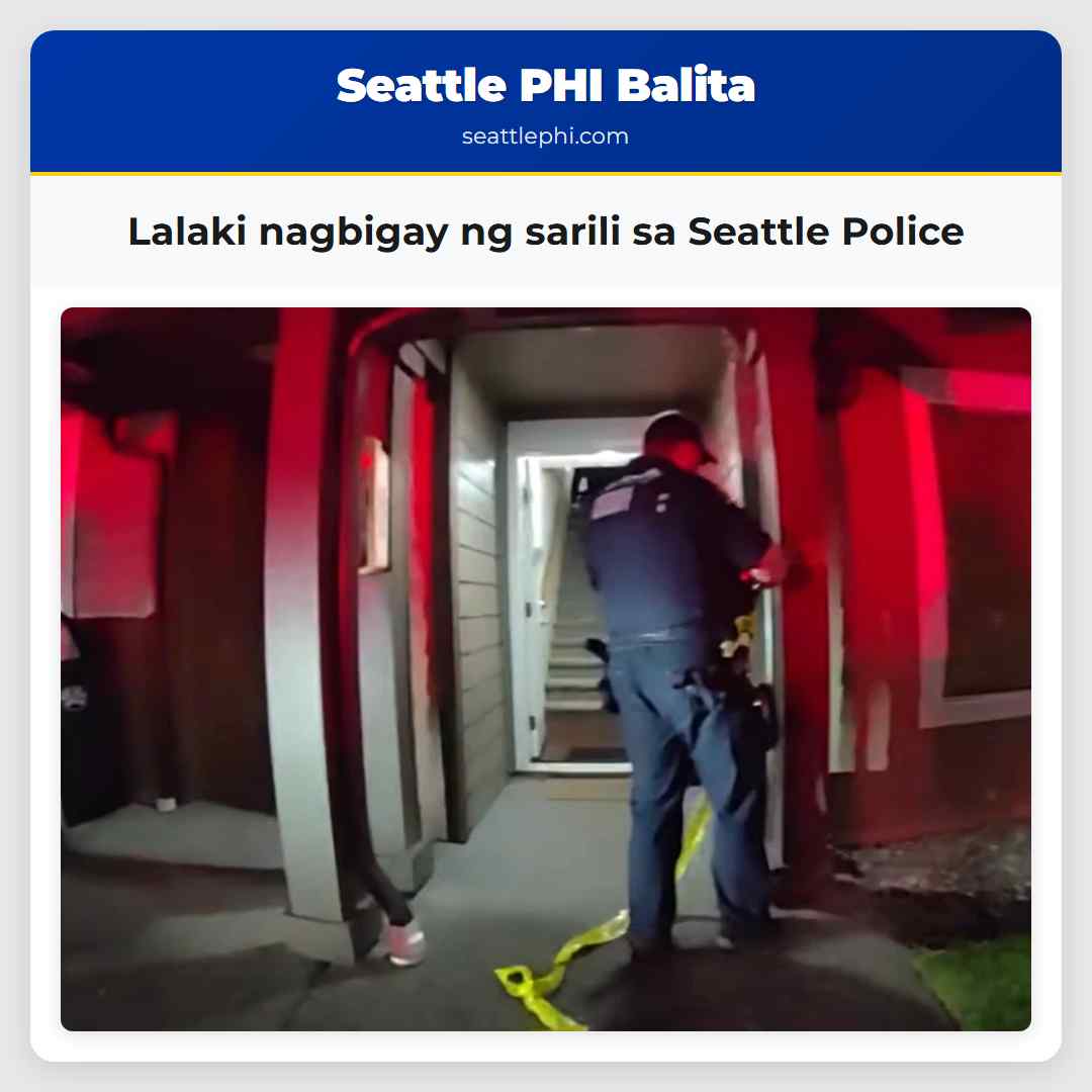 Lalaki nagbigay ng sarili sa Seattle Police