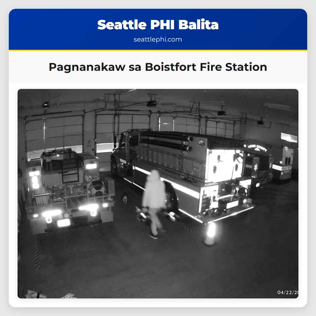 Pagnanakaw sa Boistfort Fire Station