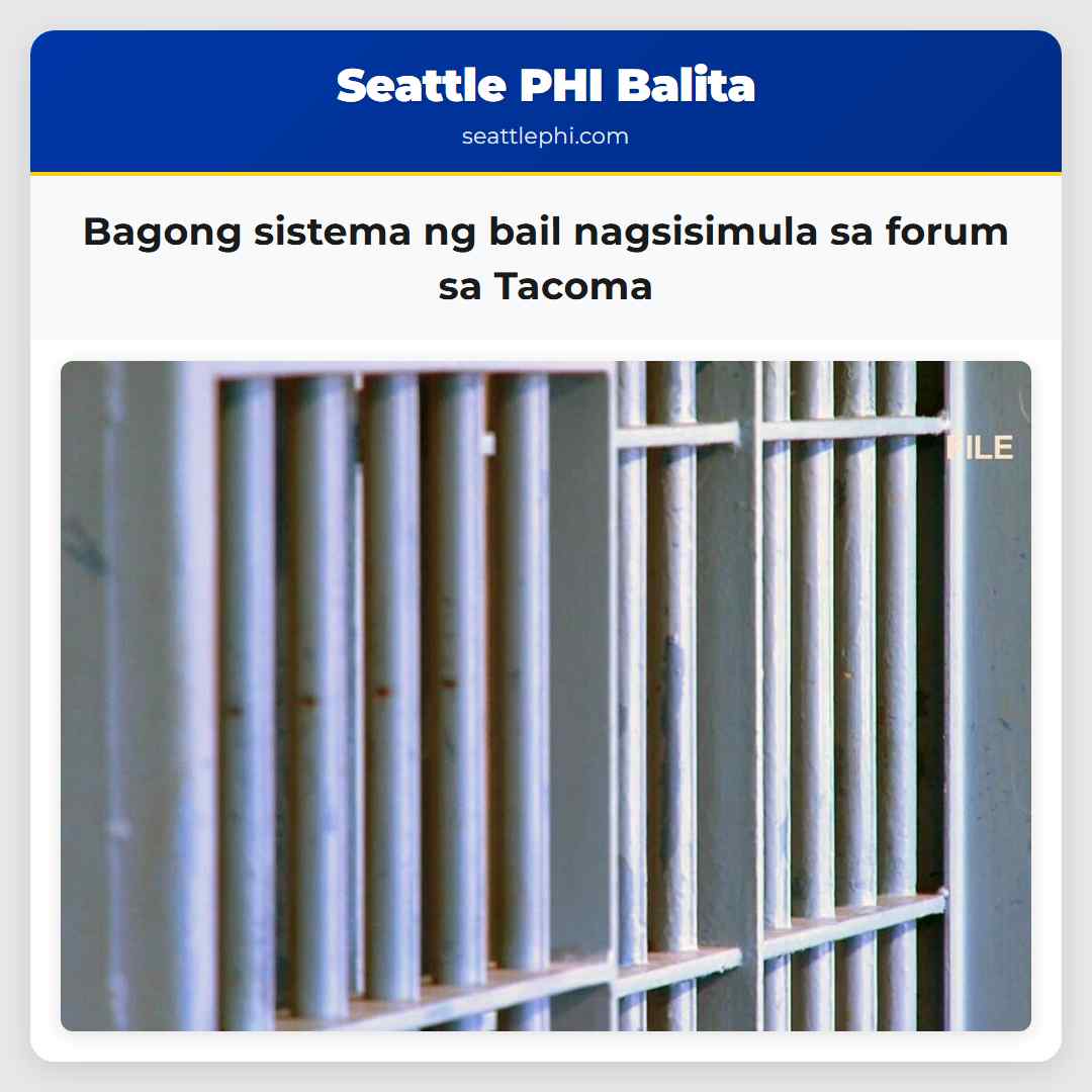 Bagong sistema ng bail nagsisimula sa forum sa