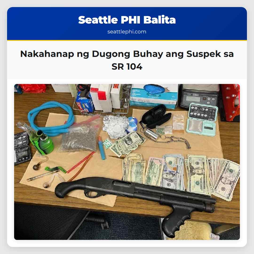 Nakahanap ng Dugong Buhay ang Suspek sa SR 104