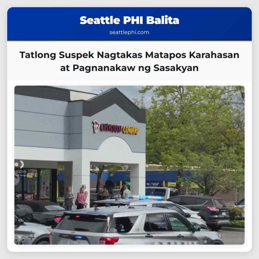 Tatlong Suspek Nagtakas Matapos Karahasan at