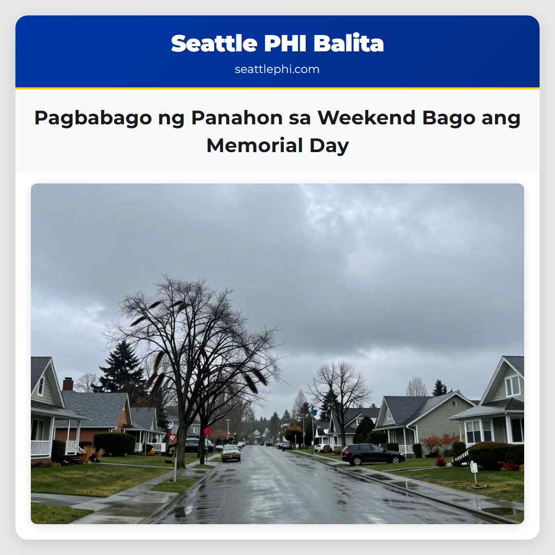 Pagbabago ng Panahon sa Weekend Bago ang Memorial
