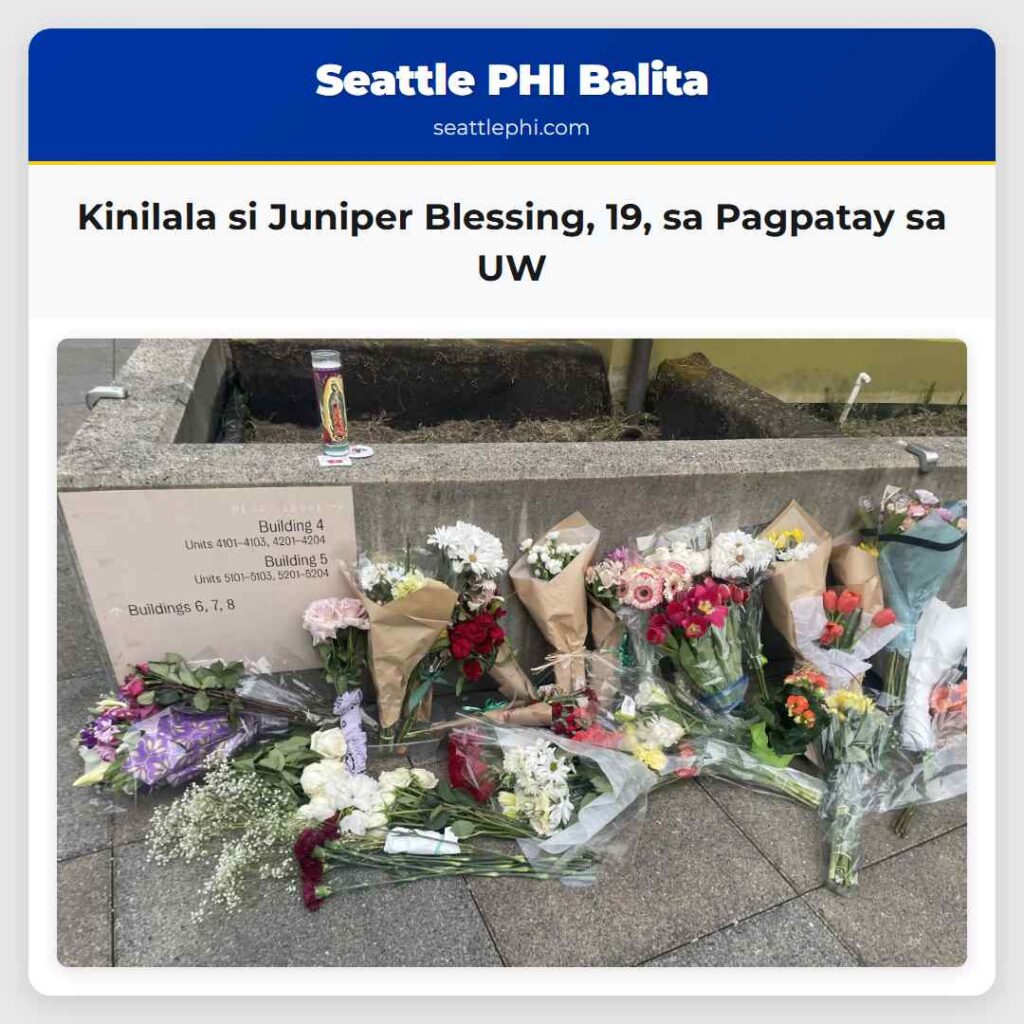 Kinilala si Juniper Blessing 19 sa Pagpatay sa UW
