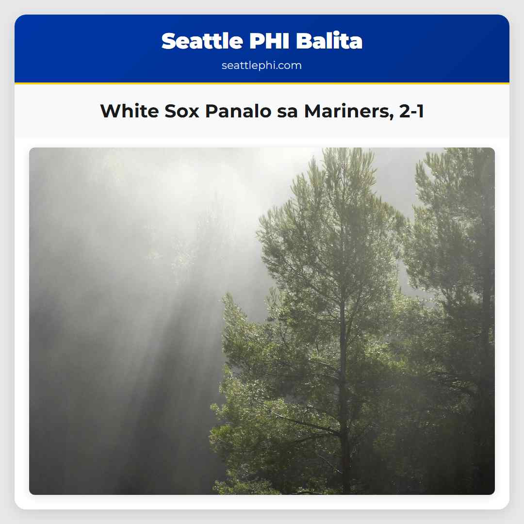 White Sox Panalo sa Mariners 2-1