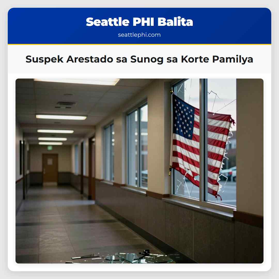 Suspek Arestado sa Sunog sa Korte Pamilya