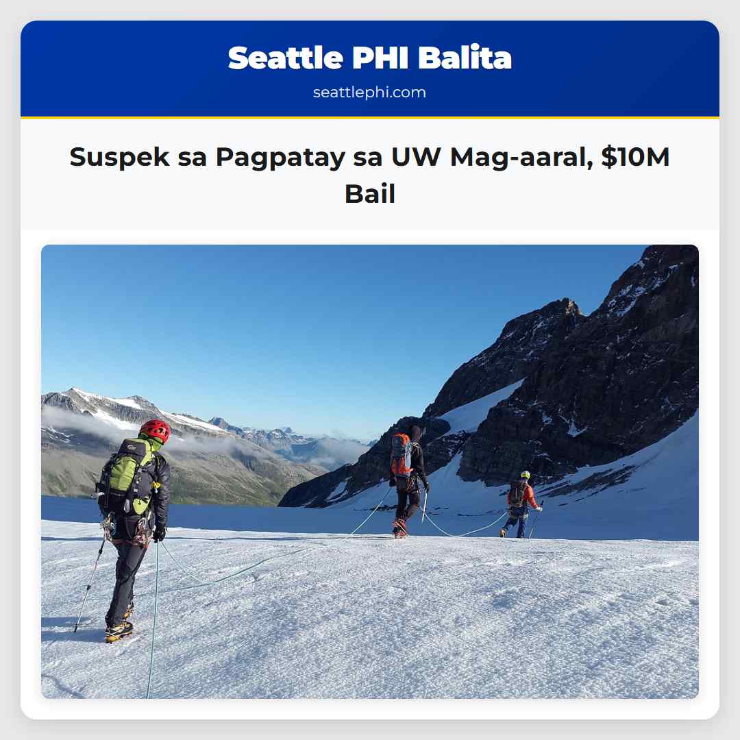 Suspek sa Pagpatay sa UW Mag-aaral $10M Bail