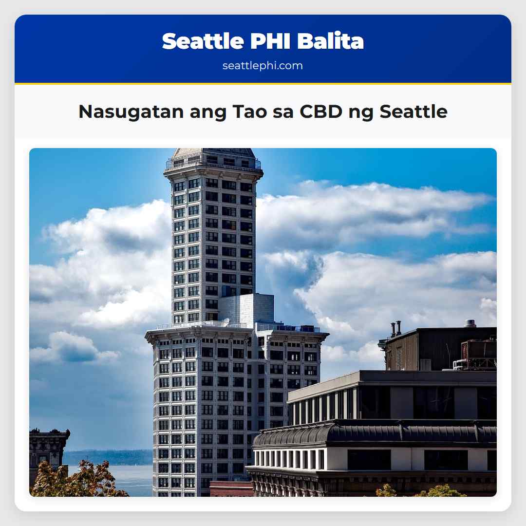Nasugatan ang Tao sa CBD ng Seattle