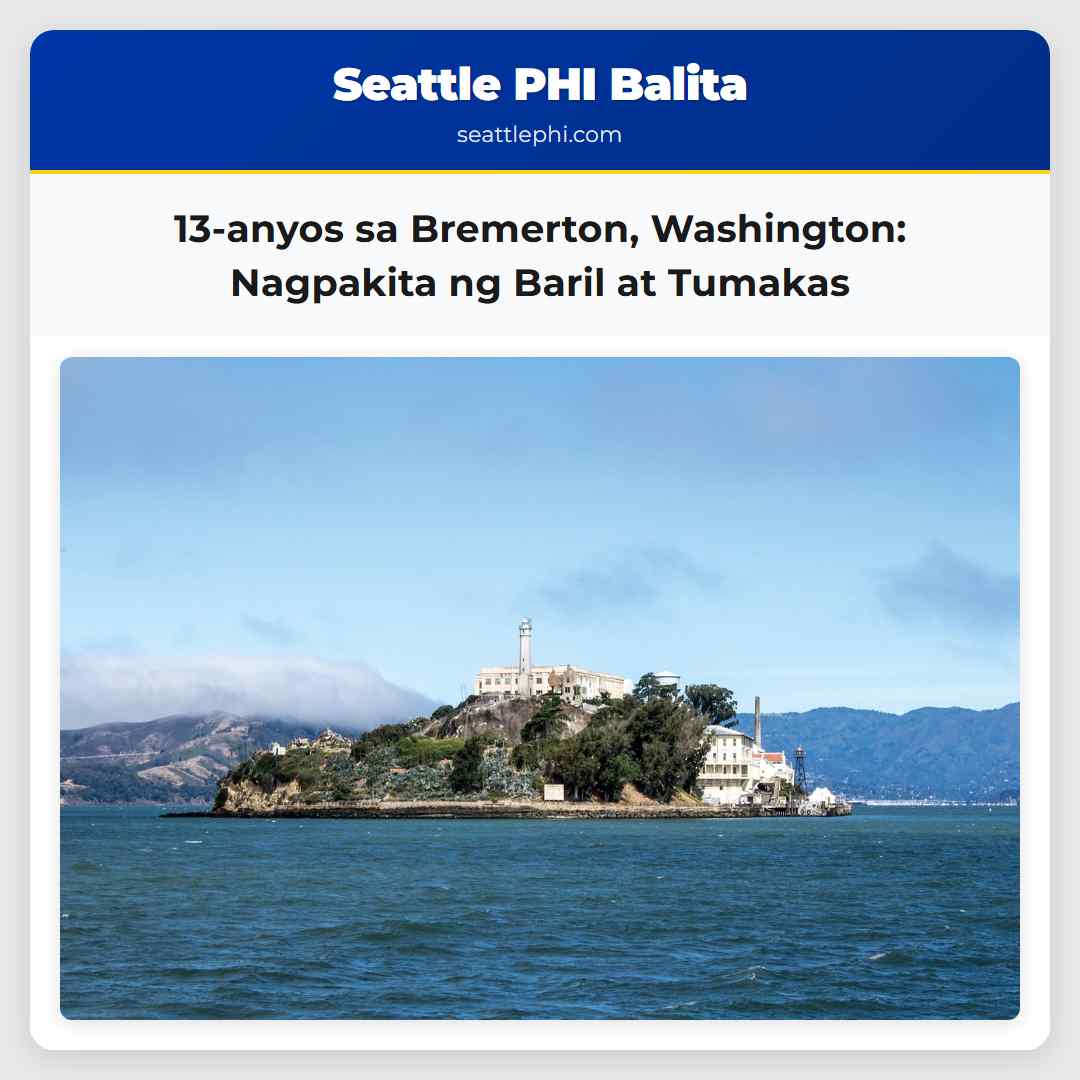 13-anyos sa Bremerton Washington Nagpakita ng Baril at Tumakas