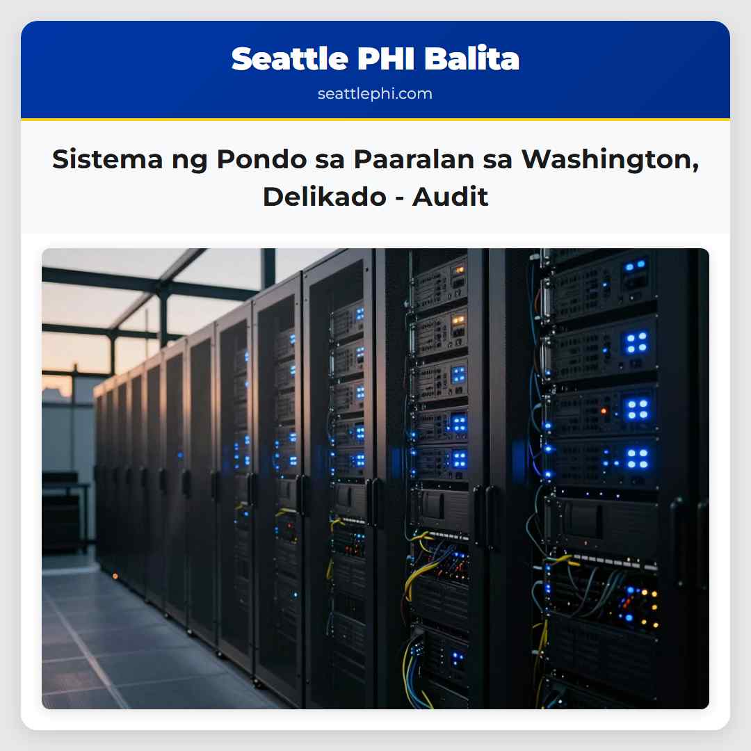 Sistema ng Pondo sa Paaralan sa Washington Delikado – Audit