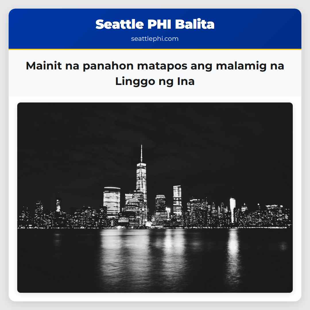 Mainit na panahon matapos ang malamig na Linggo