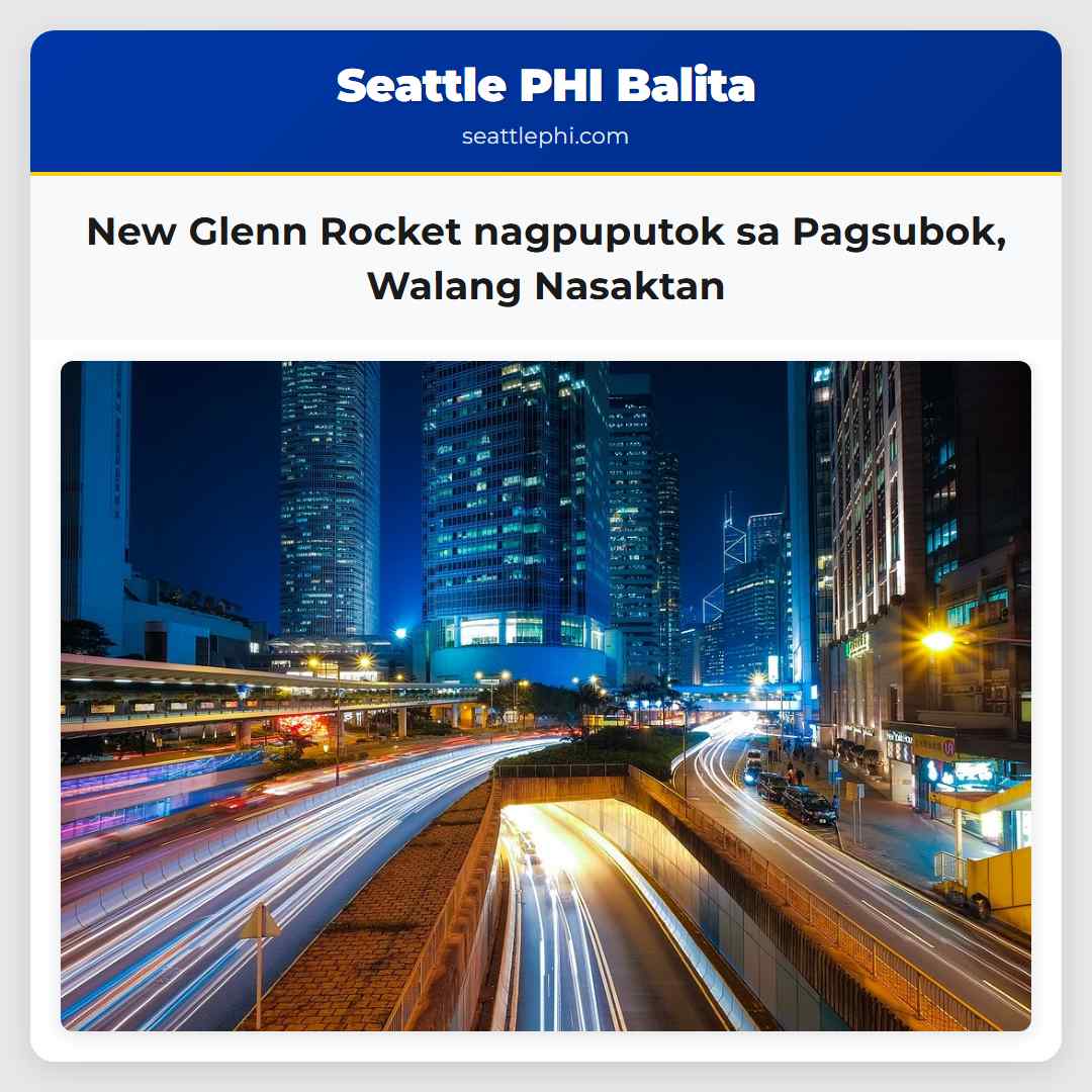 New Glenn Rocket nagpuputok sa Pagsubok Walang Nasaktan