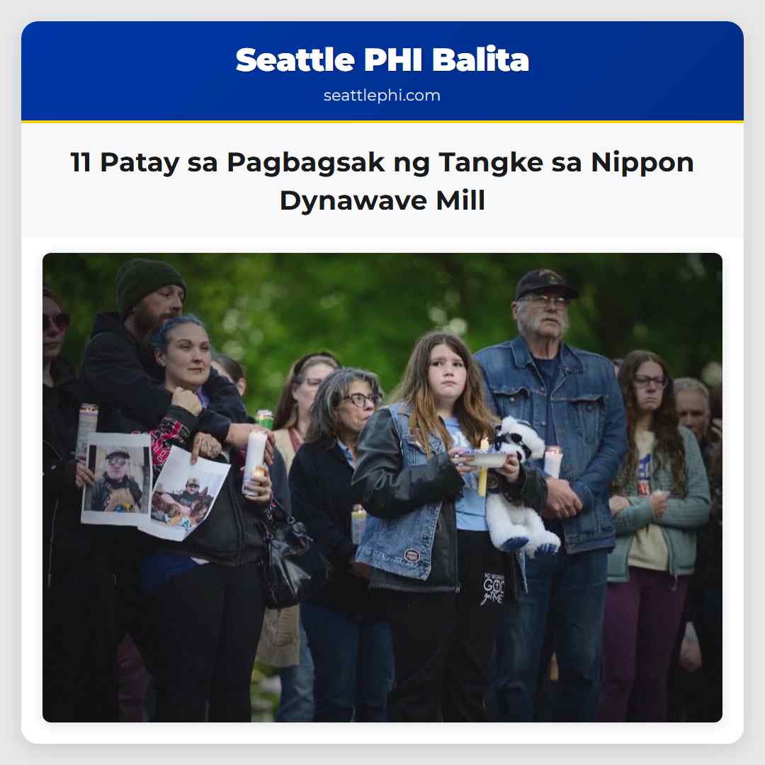 11 Patay sa Pagbagsak ng Tangke sa Nippon Dynawave Mill