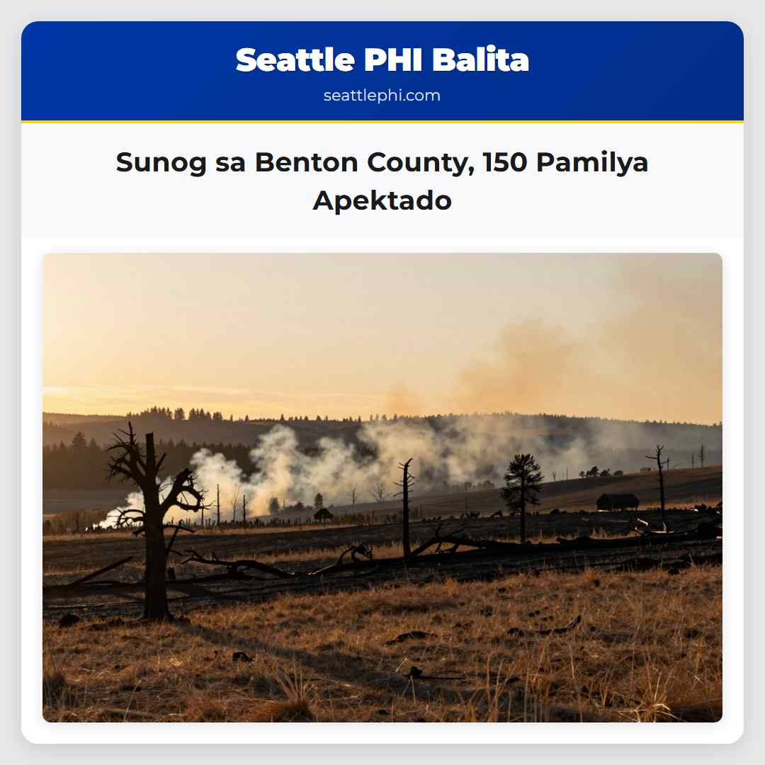 Sunog sa Benton County 150 Pamilya Apektado