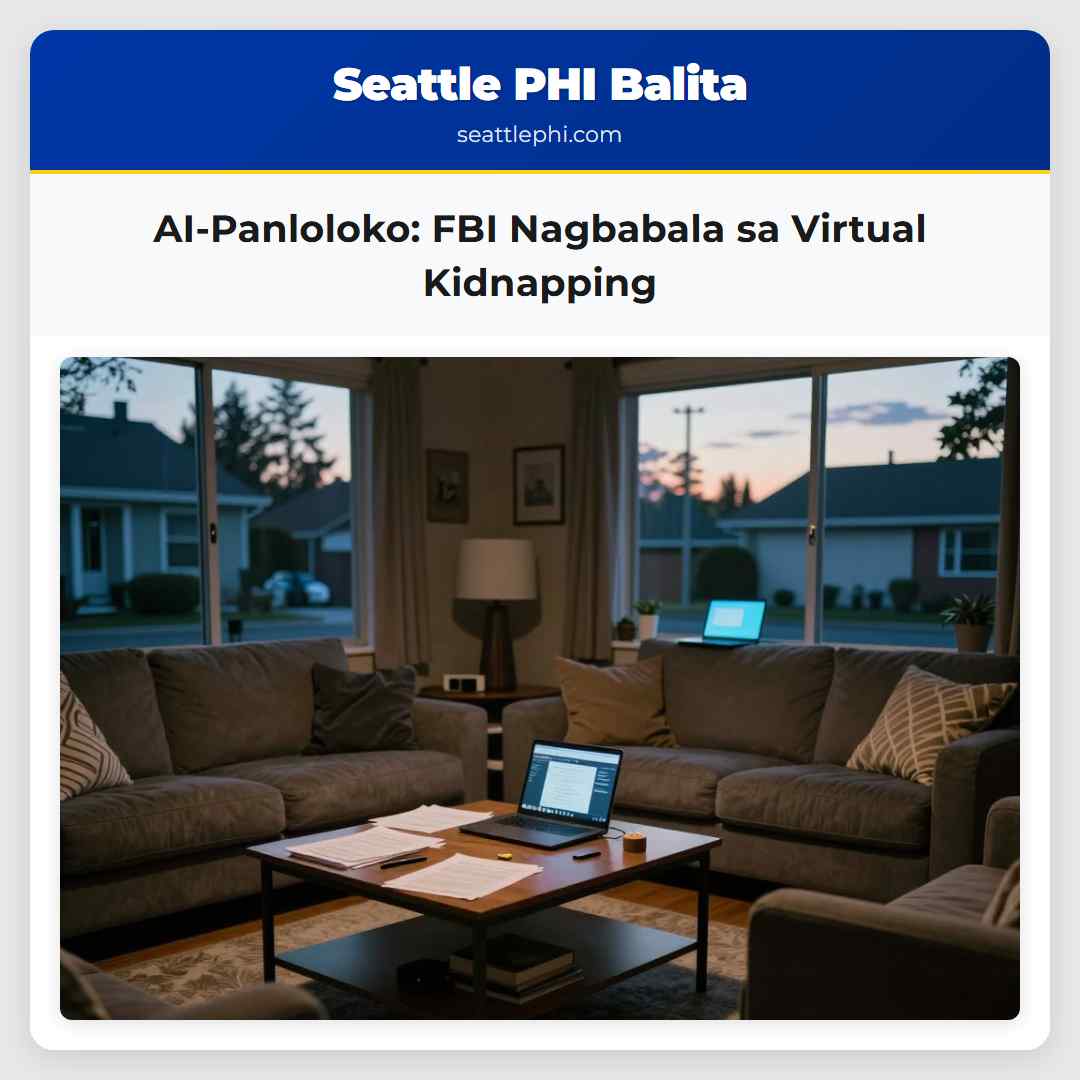 AI-Panloloko FBI Nagbabala sa Virtual Kidnapping