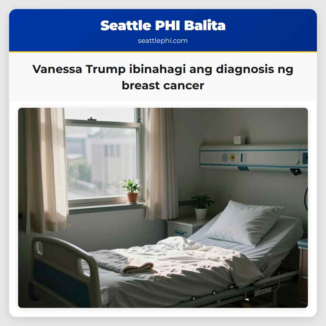 Vanessa Trump ibinahagi ang diagnosis ng breast cancer